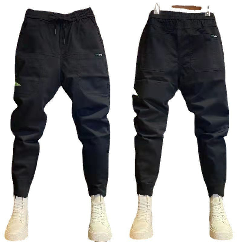 Herren nan sportive Cargojoggerhose mit elastischem Bund, Kordelzug und konischem Beinabschluss Echo Archiv