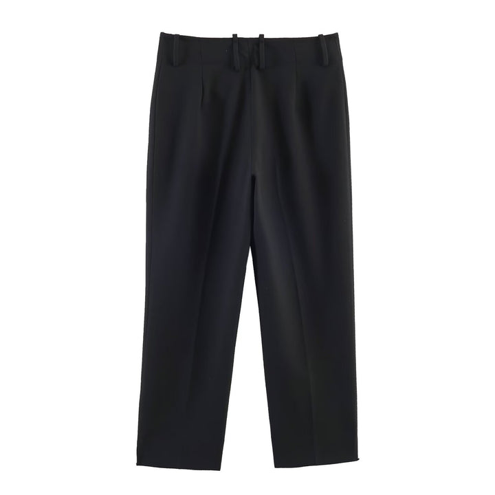 Damen elegante Stoffhose mit weitem Bein und optimierter Passform Echo Archiv
