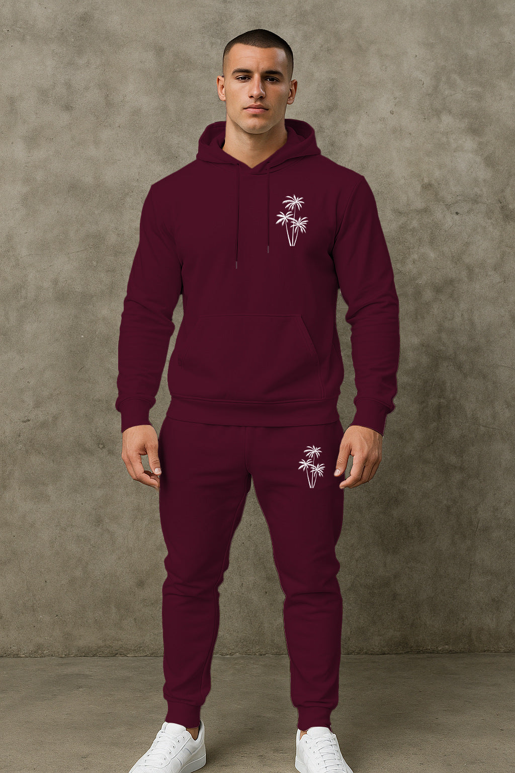 Herren Kapuzenpullover mit bequemen Jogginghosen Echoarchiv