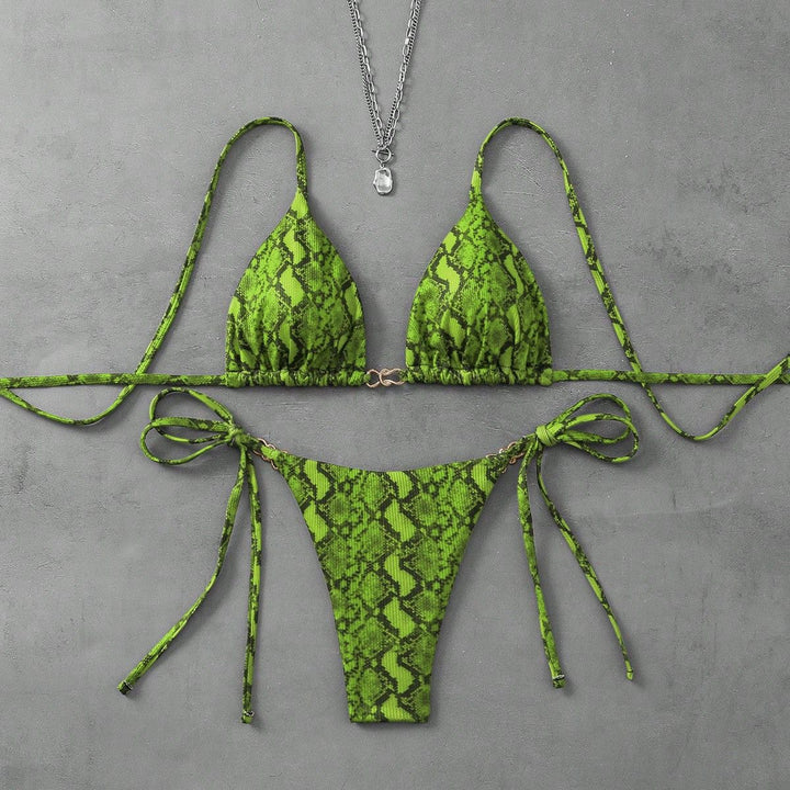 Damen Triangel-Bikini mit aufregendem Leopardenmuster Echo Archiv