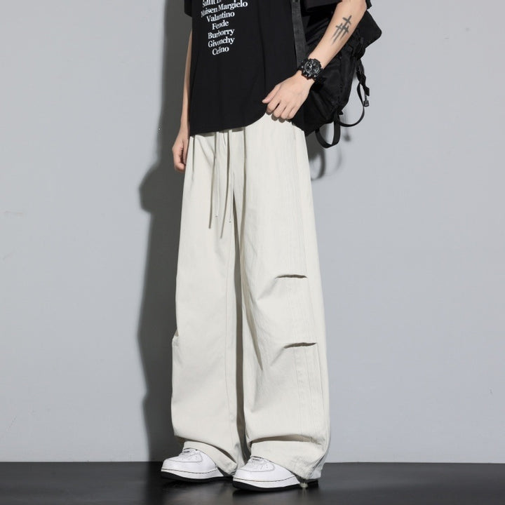 Damen Weite Lagen-Loungehose mit Cargo-Details & elastischem Tunnelzug Echoarchiv