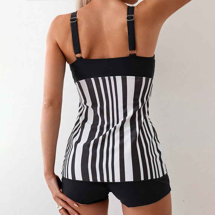 Damen Tankini mit verstellbaren Trägern und figurformendem Design Echo Archiv