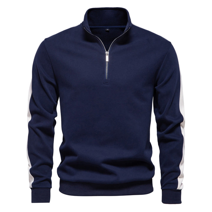 Herren Sportpullover mit Stehkragen Echoarchiv