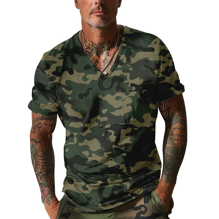 Herren Camouflage T-Shirt Echoarchiv
