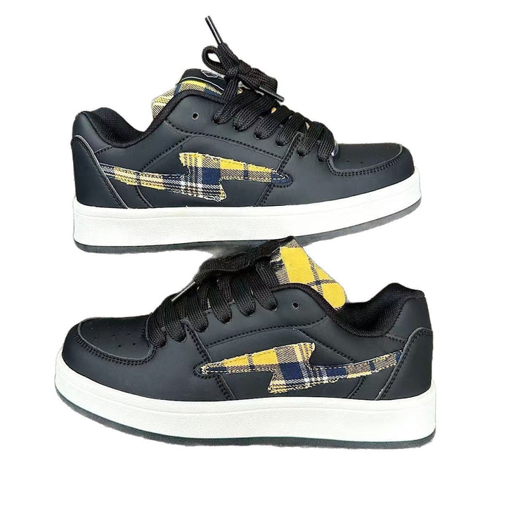 Damen Sneakers im modischen Karo-Design mit bequemer Dämpfung Echo Archiv