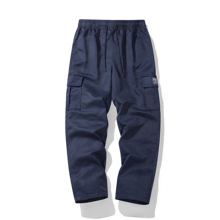 Herren Bequeme Karo Cargo-Hosen Echo Archiv
