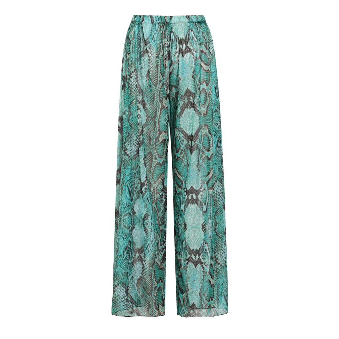 Damen weite Strandhose mit Schlangenmuster Echo Archiv