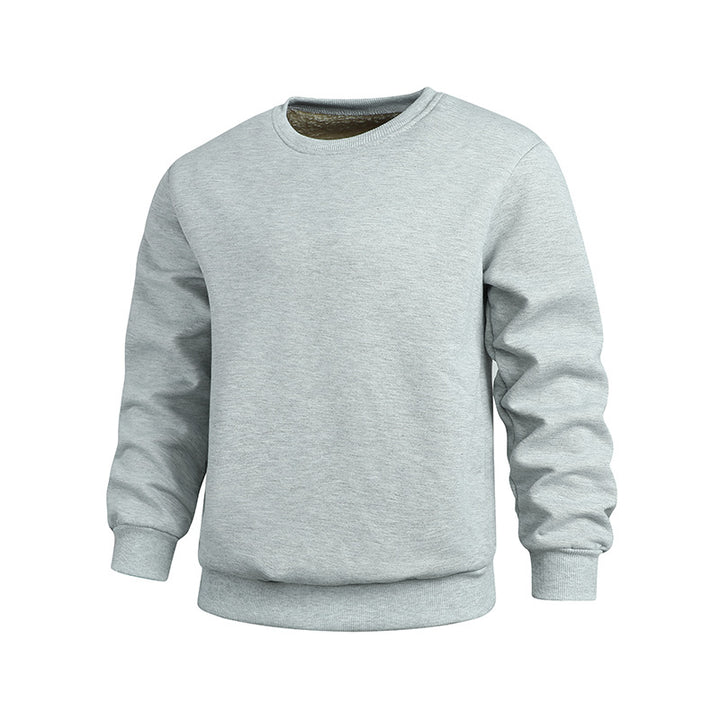 Herren bequemer und warmer Rundhalspullover aus Fleece Echoarchiv