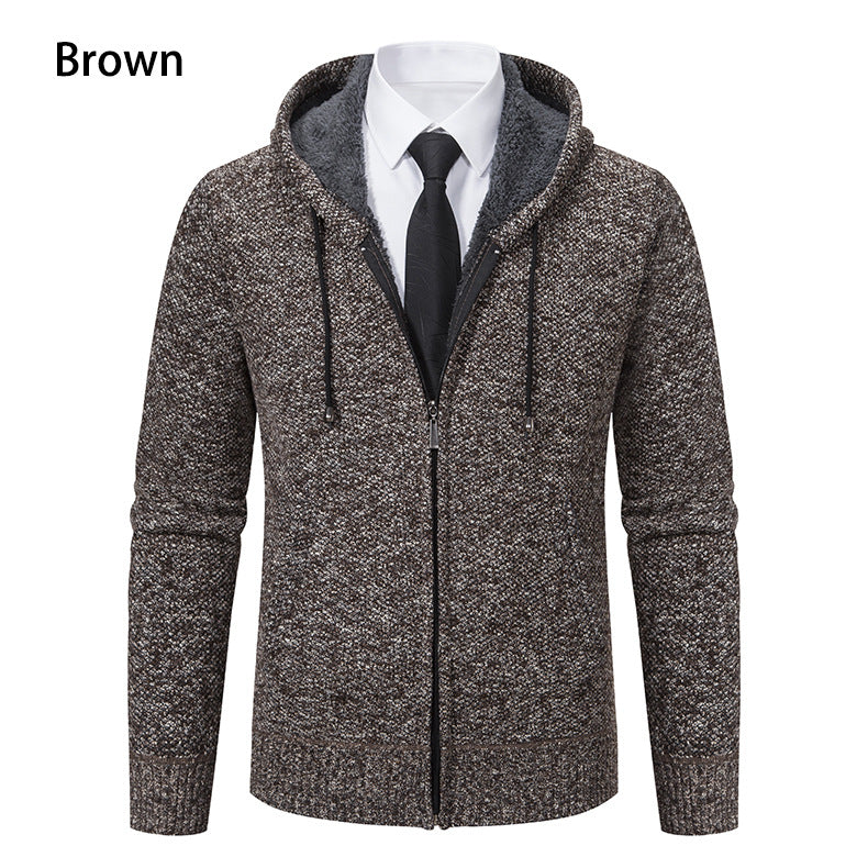 Herren Strickjacke mit modernem Schnitt und praktischem Reißverschluss Echoarchiv