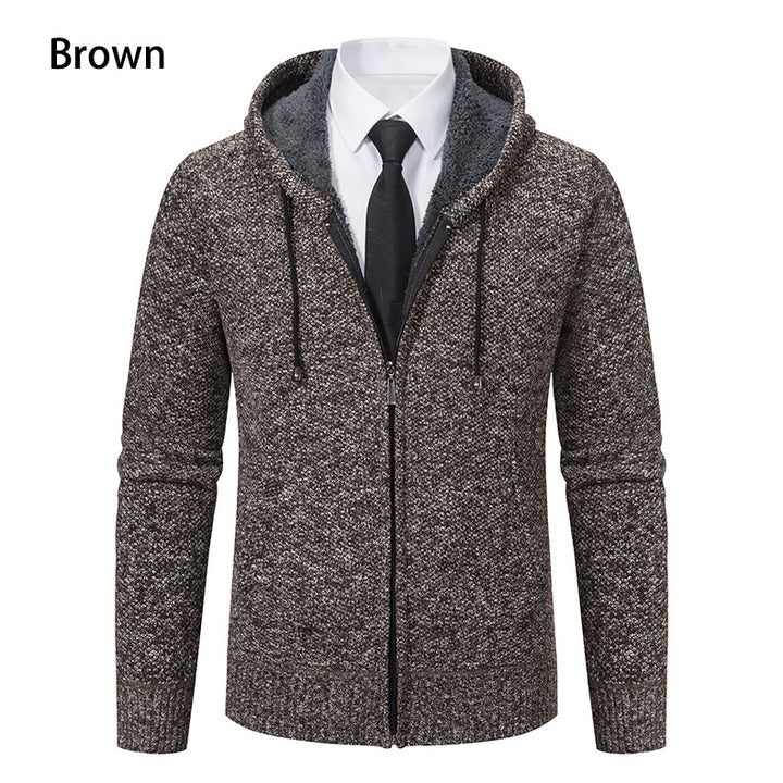 Herren Strickjacke mit modernem Schnitt und praktischem Reißverschluss Echoarchiv