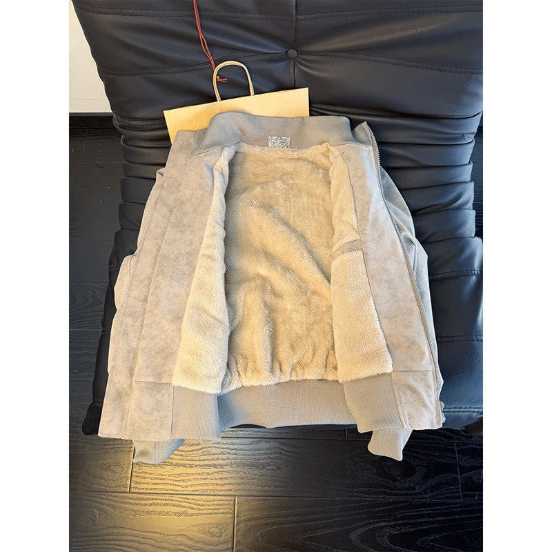Herren Modische Bomberjacke aus luxuriösem Material Echoarchiv