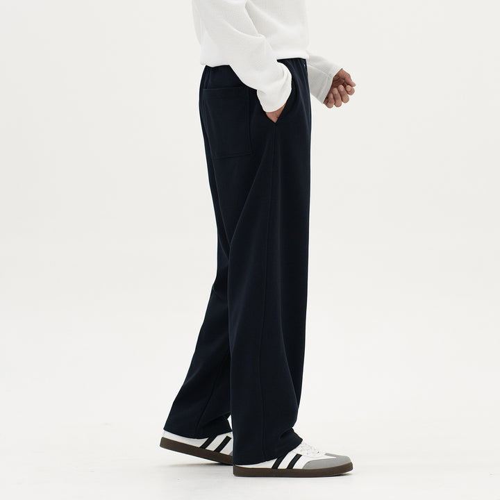 Herren Weiche Relax-Fit Jogginghose mit weitem Bein und Kordelzug Echo Archiv