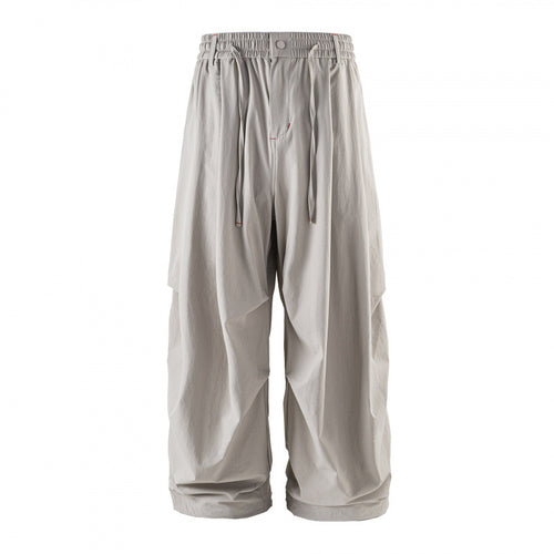 Unisex Weitgeschnittene technische Cargo-Hose mit Gummibund, Kordelzug und Reißverschlusstaschen Echo Archiv
