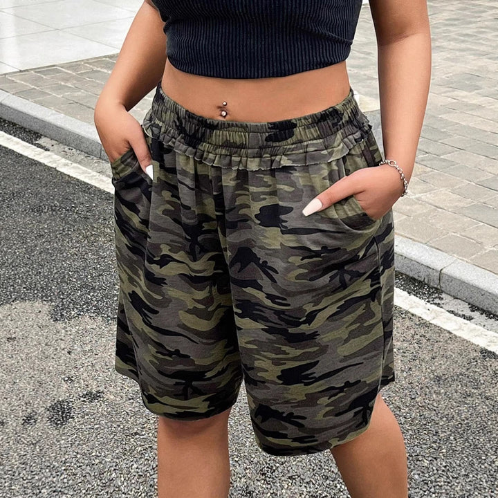 Damen Freizeithosen im modernen Camouflage-Design Echo Archiv