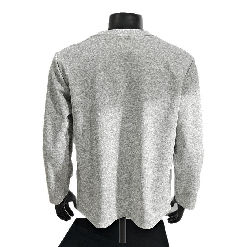Herren Lässiges Raglan-Sweatshirt mit Rundhals, leichter Struktur und relaxed Fit Echo Archiv