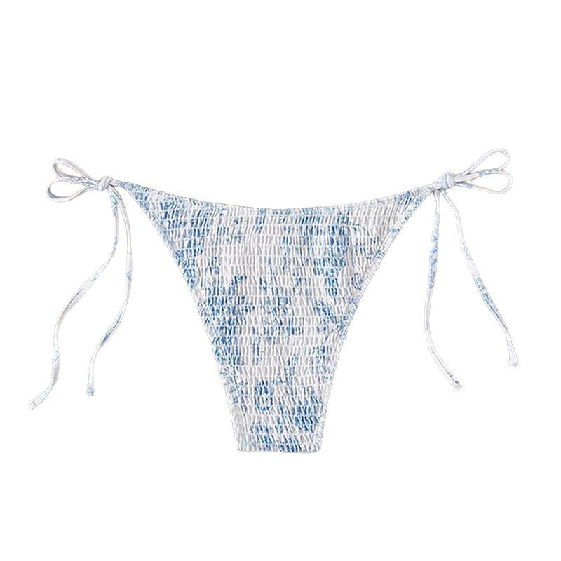 Damen Bikiniunterteil mit seitlichem Bindeband und schmeichelndem Schnitt Echo Archiv