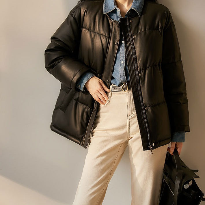 Damen Steppjacke mit hohem Kragen Echoarchiv