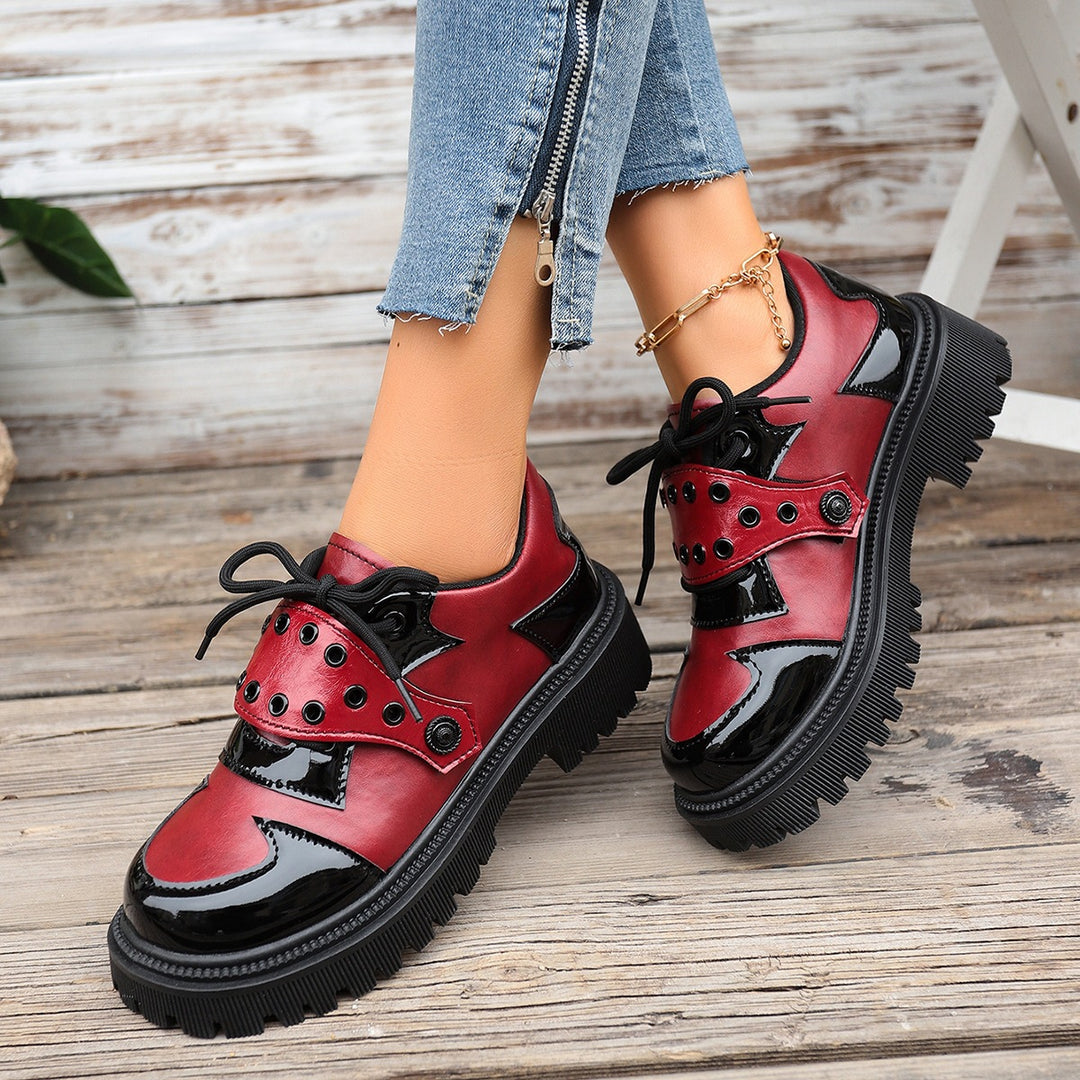 Damen Modische und bequeme Schnürschuhe Echo Archiv