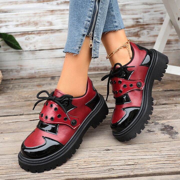 Damen Modische und bequeme Schnürschuhe Echo Archiv