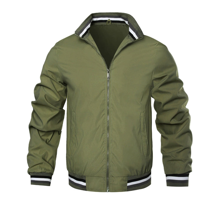 Herren modische Bomberjacke mit elastischen Bündchen Echoarchiv