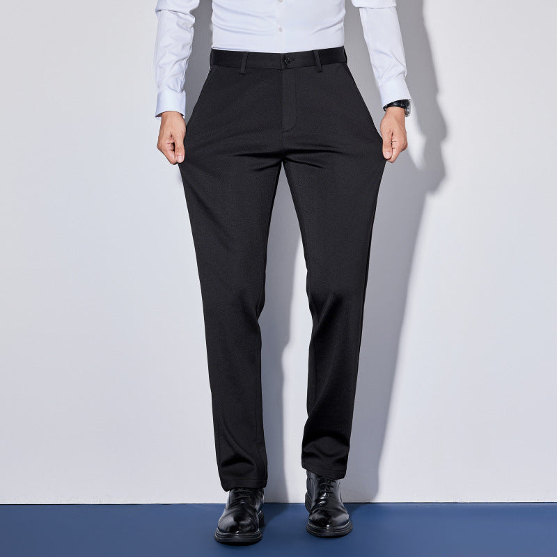 Herren Elegante Business-Hose mit geradem Schnitt und elastischem Bund Echo Archiv