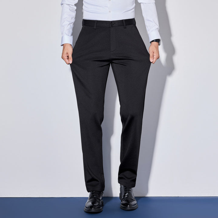 Herren Elegante Business-Hose mit geradem Schnitt und elastischem Bund Echo Archiv