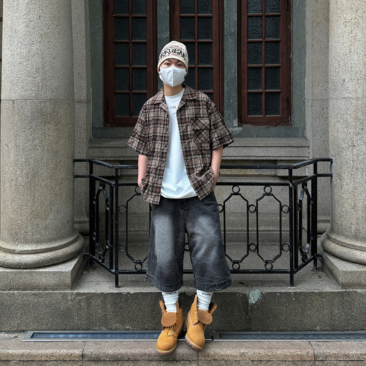 Herren Modische Baggy-Shorts Echoarchiv