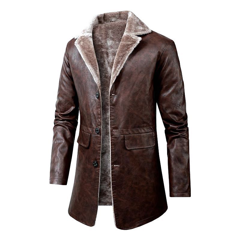 Herren Edle Lammlederjacke mit weichem Innenfutter Echo Archiv