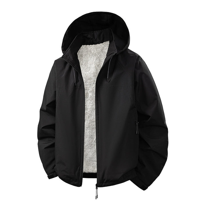 HerrenKapuzenjacke mit innerem Teddy-Futter Echo Archiv
