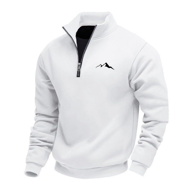 Herren Sweatshirt mit kurzem Reißverschluss Echoarchiv