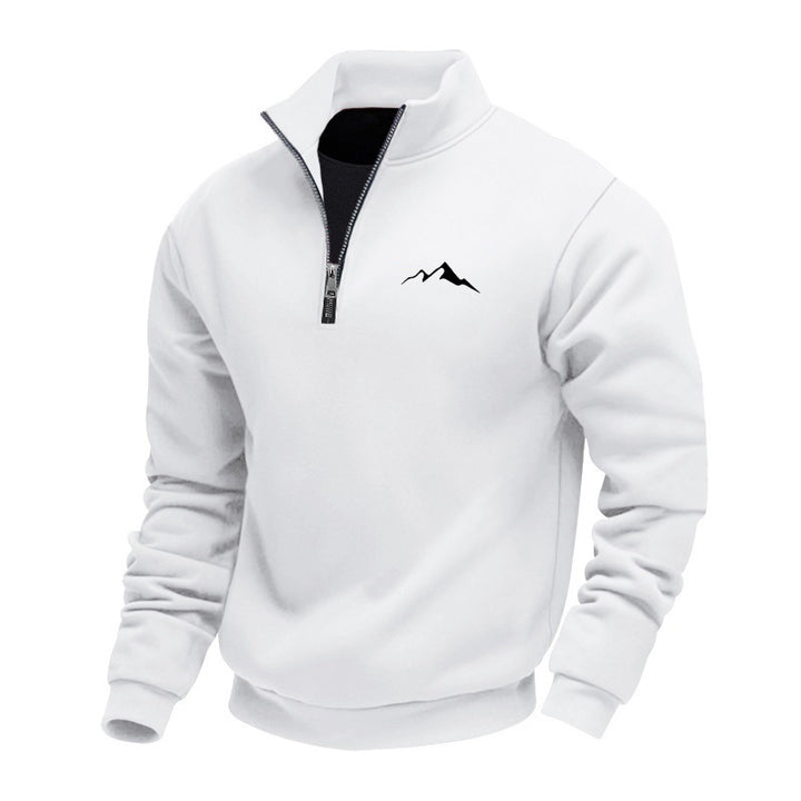 Herren Sweatshirt mit kurzem Reißverschluss Echoarchiv