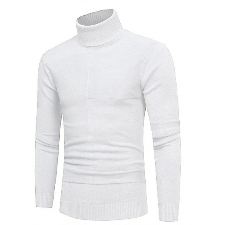 Herren Rollkragenpullover mit strukturierten Akzenten Echoarchiv
