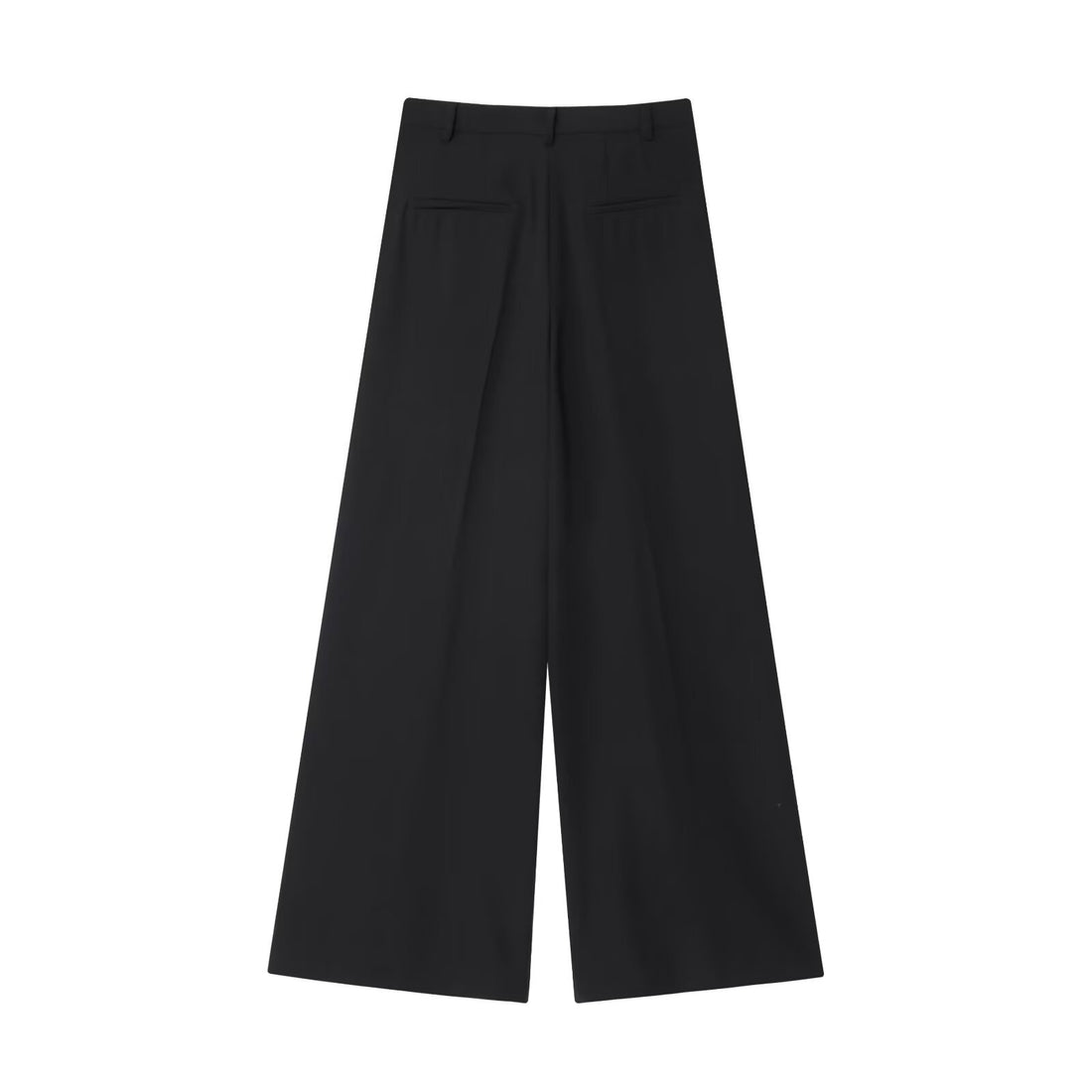 Damen Hochtaillierte Culotte-Hose mit weitem Bein und Bügelfalte Echo Archiv