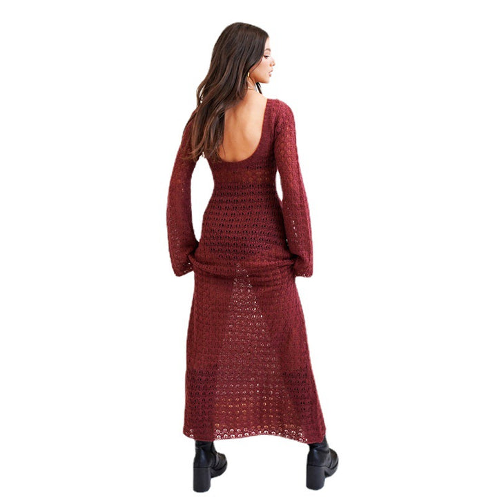 Damen langes, gehäkeltes Strandkleid Echo Archiv