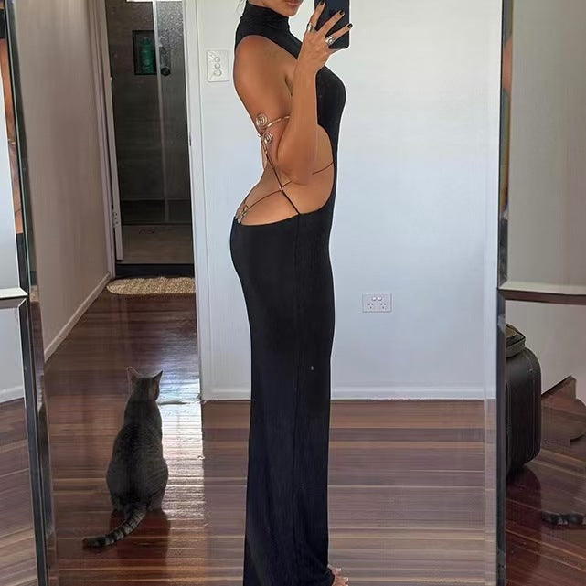 Damen Figurbetontes Maxikleid mit eleganten Cut-Out-Details Echo Archiv