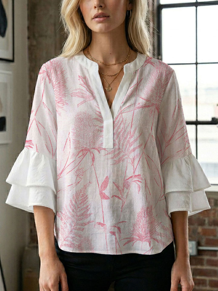Damen Bluse mit wunderschönen floralem Design Echo Archiv