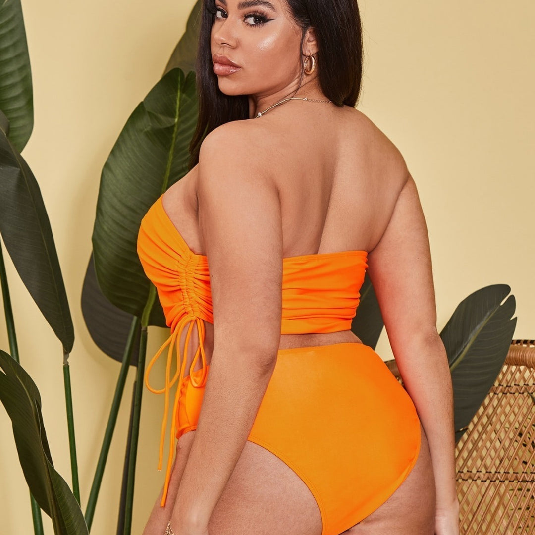 Damen Tankini-Set mit verstellbarem Wickel-Top und hochgeschnittenen Shorts Echo Archiv