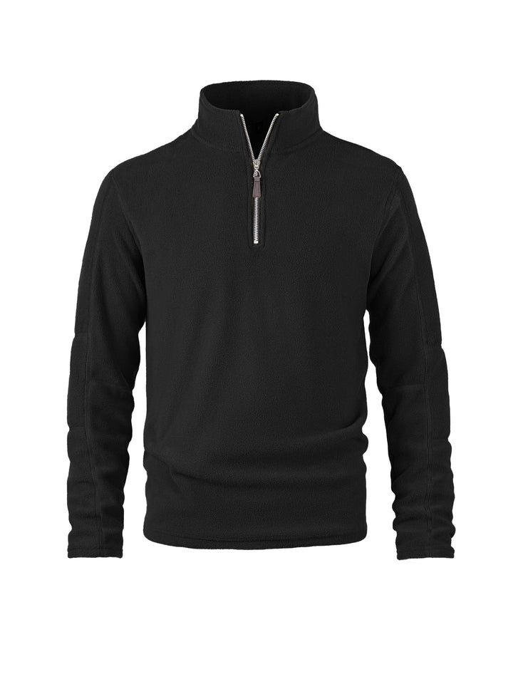 Herren Fleece-Pullover mit halbem Reißverschluss und hohem Kragen Echoarchiv