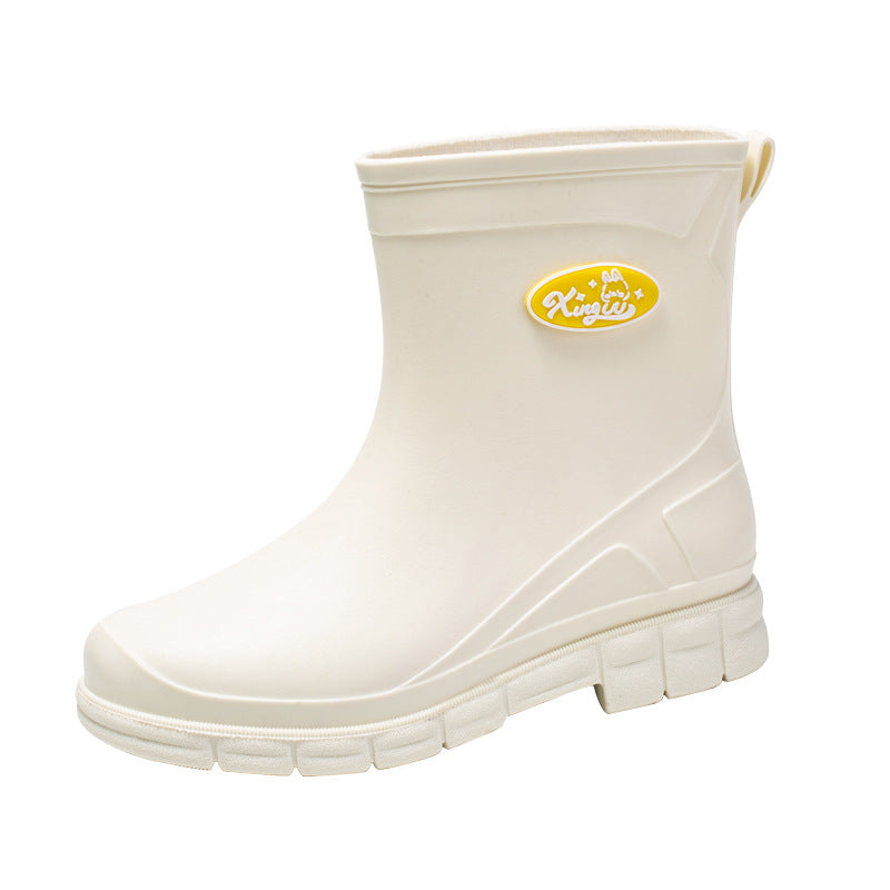 Damen Wasserdichte EVA-Ankle-Gummistiefelette mit rutschfester Profilsohle Echoarhiv – Varelle