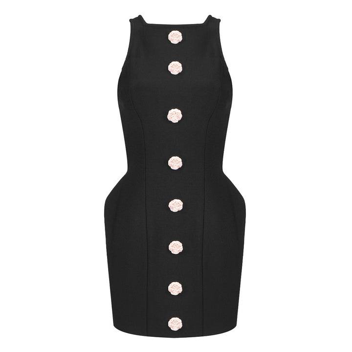 Damen Figurbetontes Kleid mit Blumendetails Echo Archiv