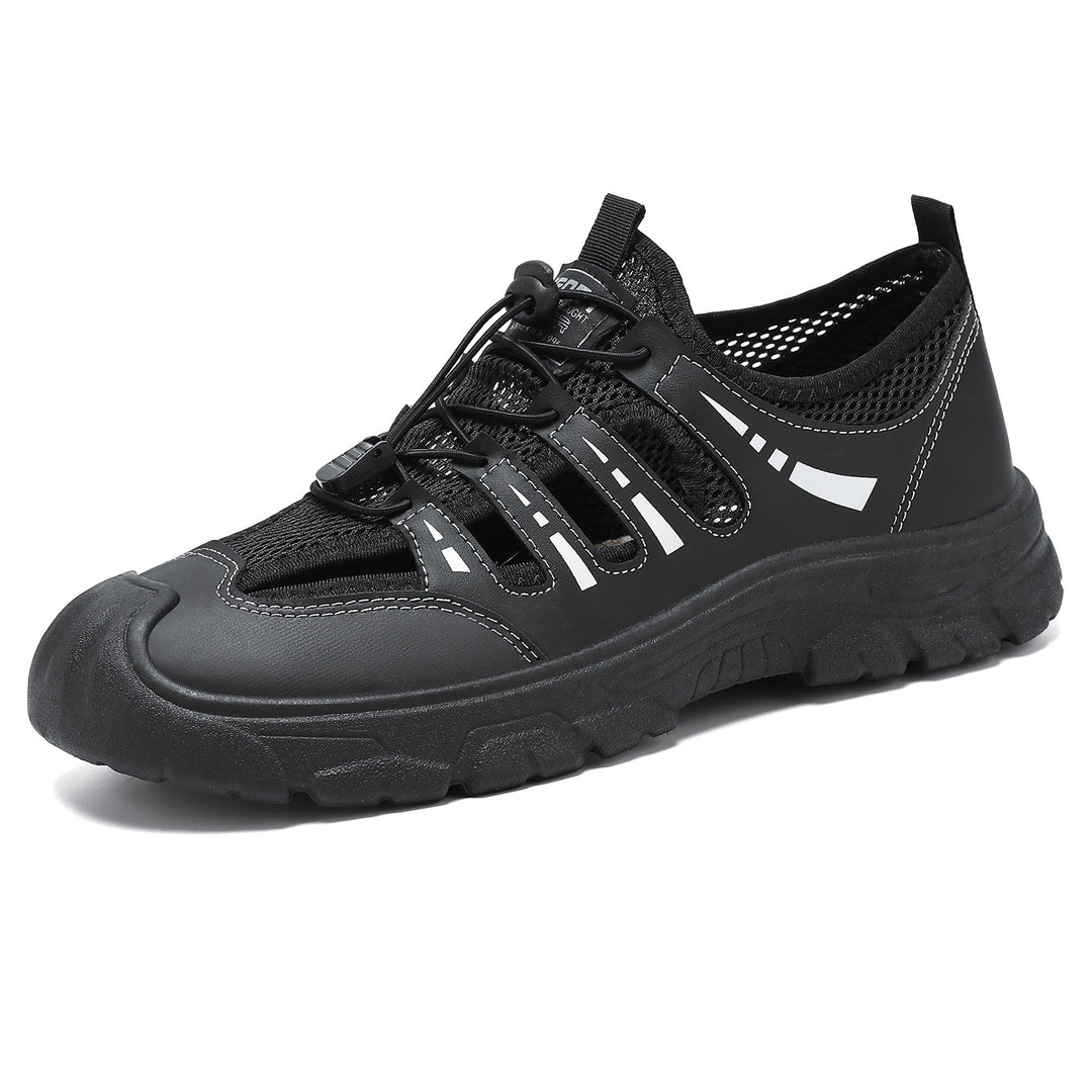 Herren nan robuster Outdoor-Sandalensneaker mit atmungsaktivem Mesh, Schnellzug-Bungee und griffiger Profilsohle Echo Archiv