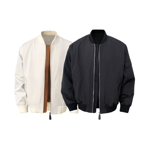 Herren Vintage Bomberjacke mit Reißverschluss Echo Archiv