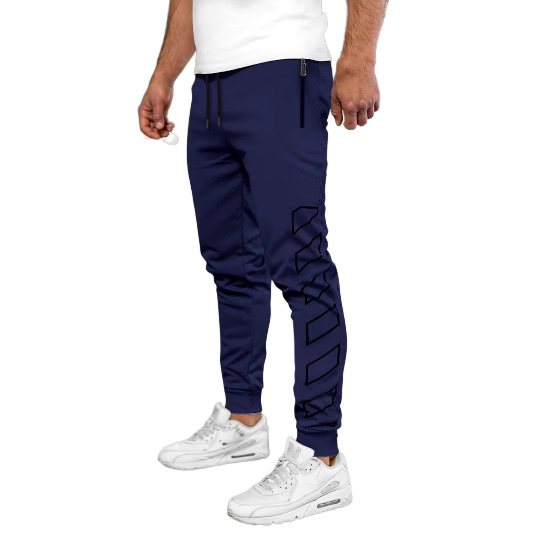 Herren Sportliche Jogginghose mit stylischem Grafikdesign Echoarchiv