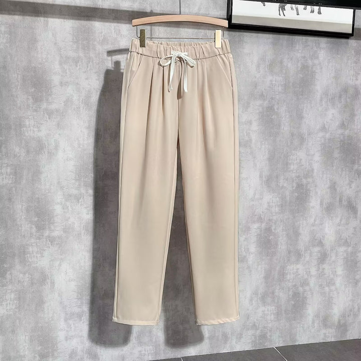 Damen Bequeme Jogginghose mit verstellbarem Bund Echoarchiv