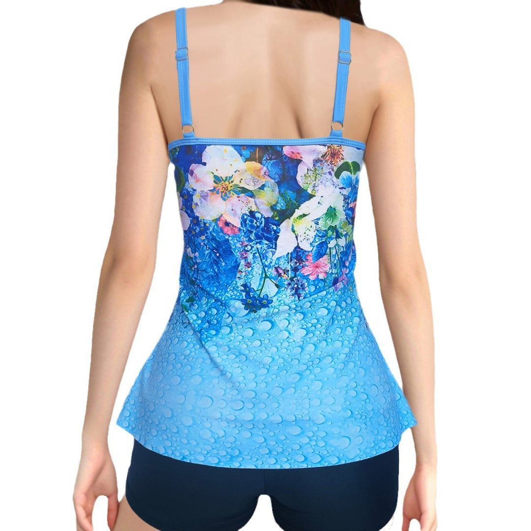 Damen Tankini-Oberteil mit floralem Design und schmeichelnder Silhouette Echo Archiv