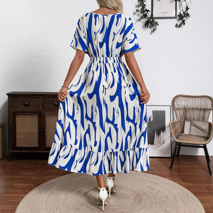 Damen Maxikleid mit fließendem Schnitt Echo Archiv