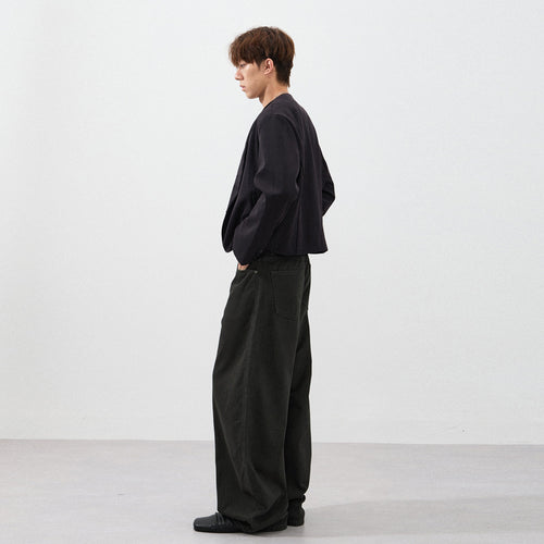 Herren Ultraweite Baumwoll-Twill-Palazzohose mit fließender Oversize-Silhouette Echo Archiv