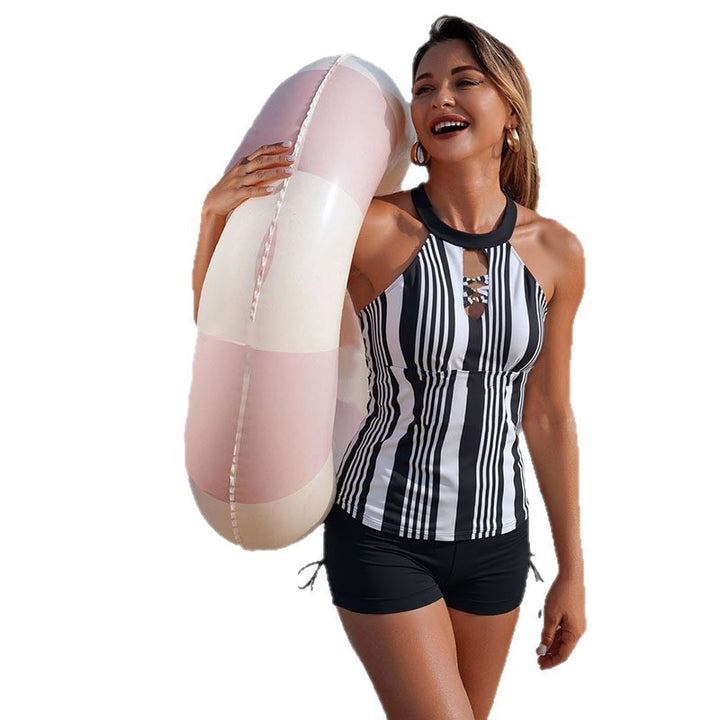 Damen Sportliches Tankini-Set mit modischem Ausschnitt Echo Archiv