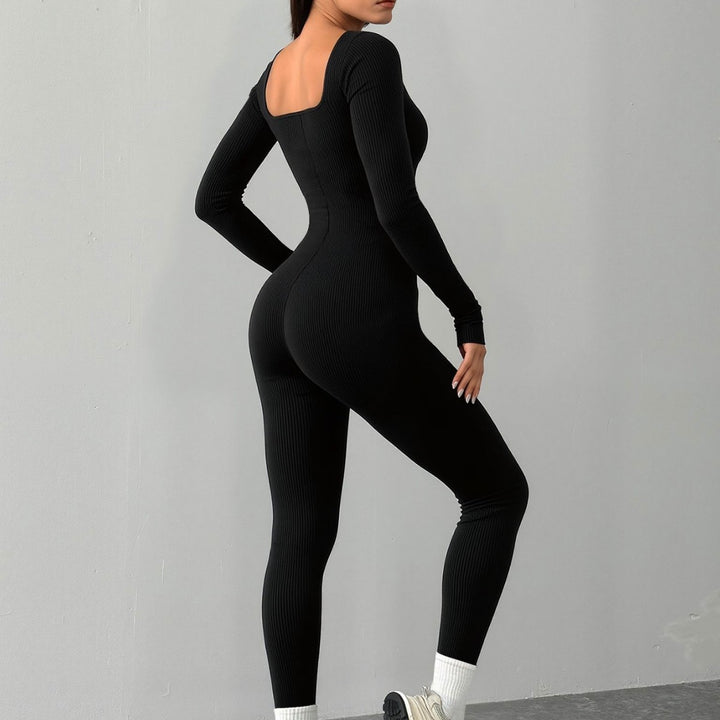 Damen Hochdehnbarer Jumpsuit Echo Archiv