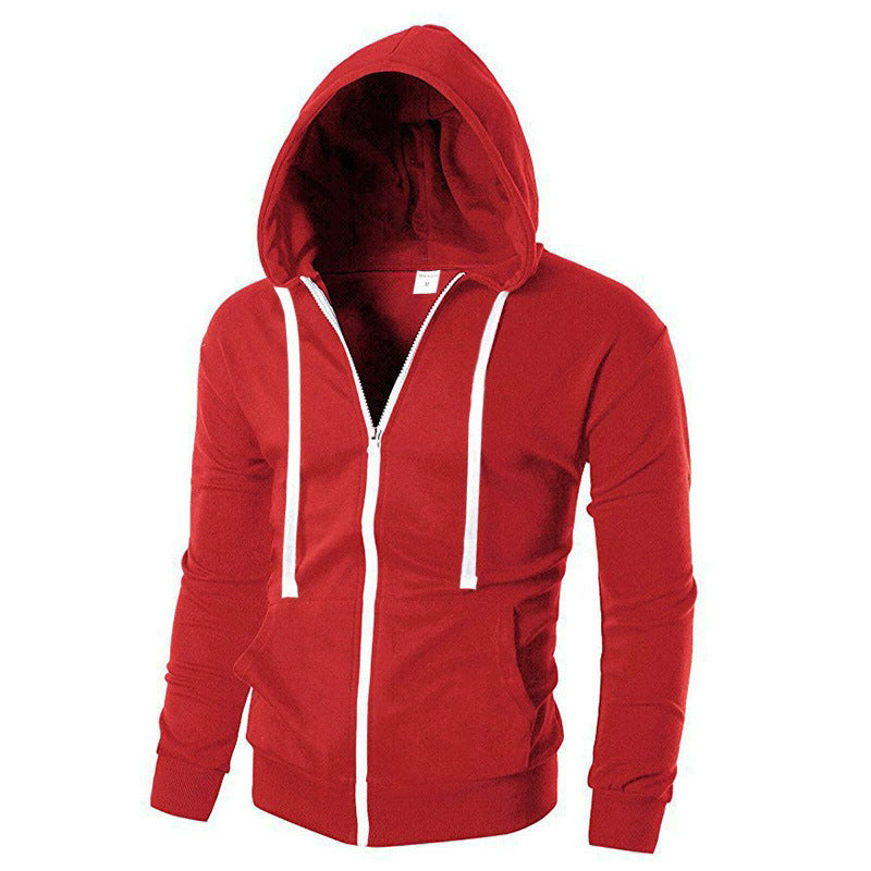 Herren sportlicher Sweatjacke mit durchgehendem Reißverschluss und praktischen Taschen Echoarchiv